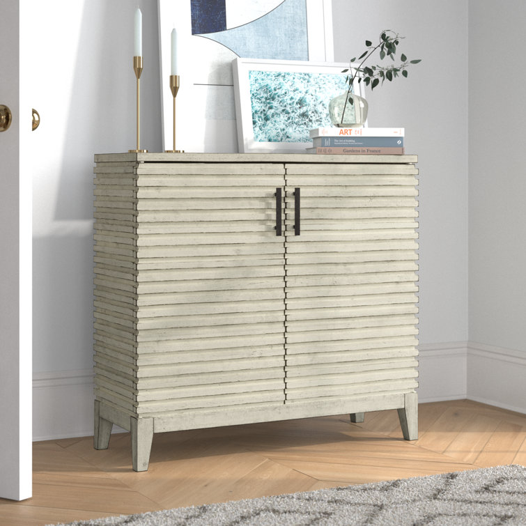 Cale Rustic 2 Door Accent Cabinet Beachcrest Home Color Cream